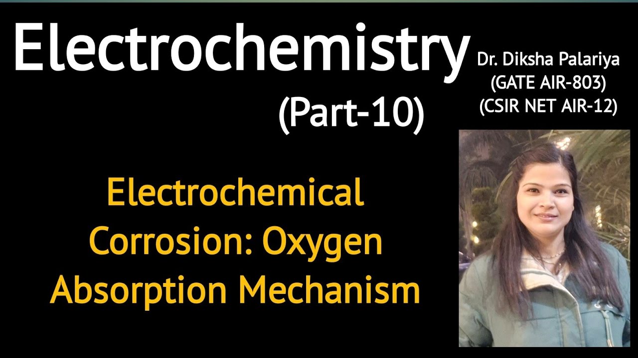 Electrochemical Corrosion: Oxygen Absorption Mechanism #corrosion #engineeringchemistry 