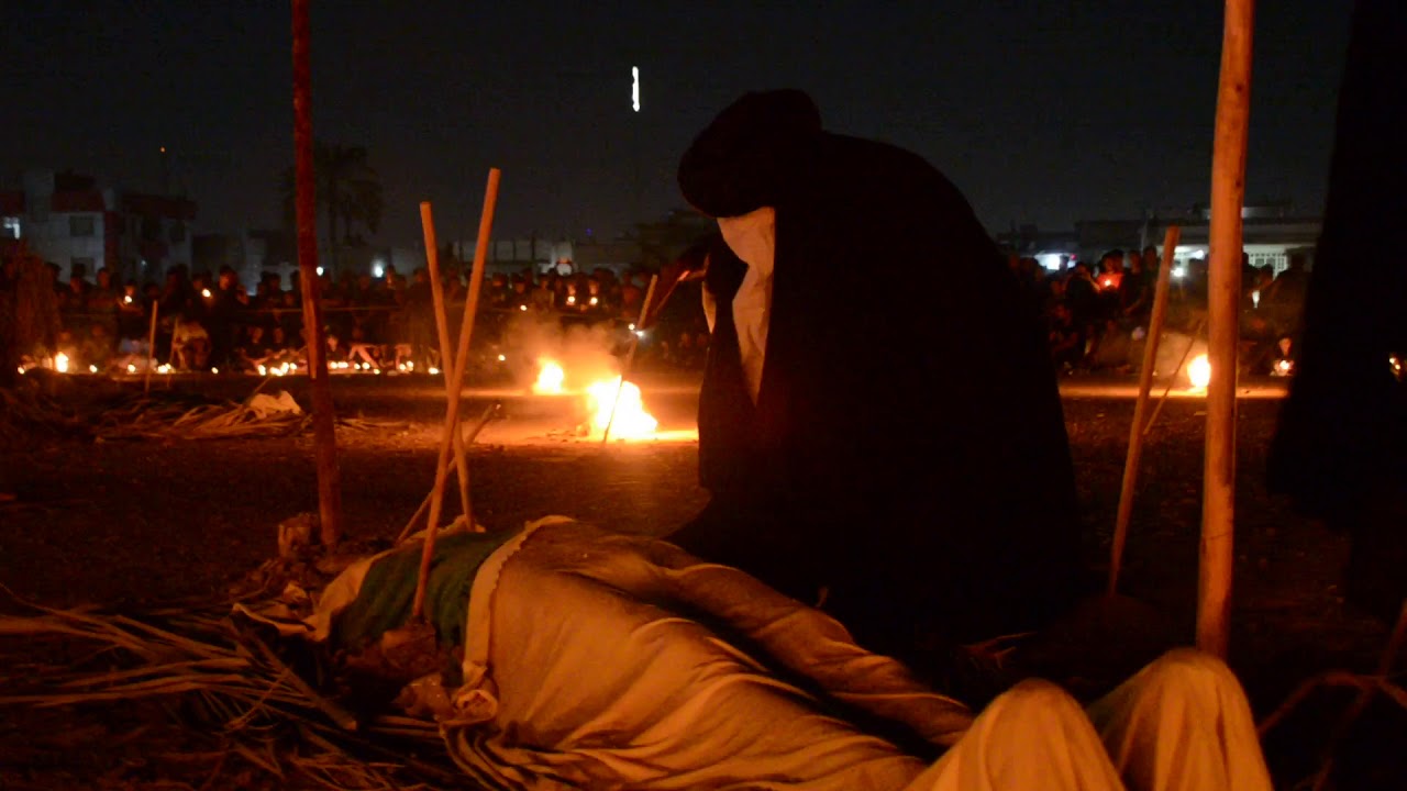 تشابيه ليلة الوحشة ( أهالي بغداد الجديدة / موكب خدام خدمة الحسين ع ) محرم ١٤٣٩ ه .
