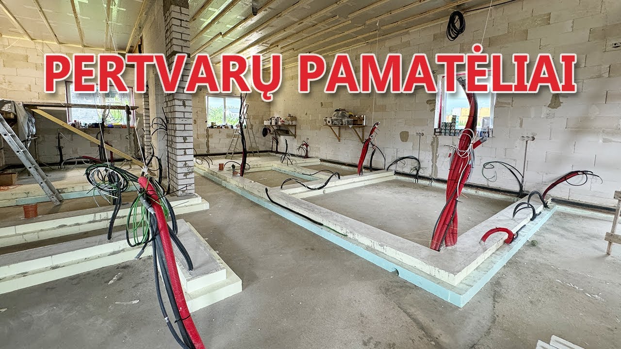 Pamatėliai pertvaroms ant juodgrindžių / DARĖME PATYS
