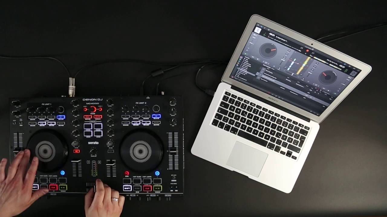 Denon DJ MC4000 DJ Controller with djay by Algoriddim - Scratch Session