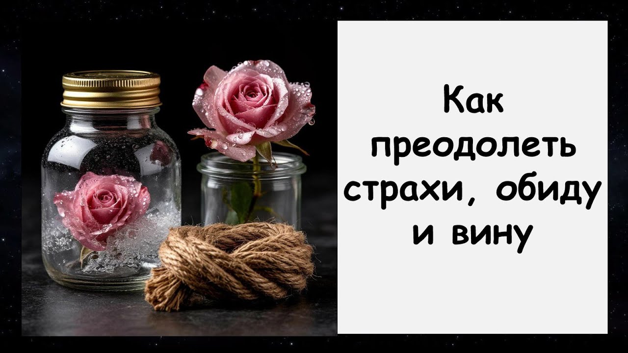 Как справиться с собой: страхи, обида, вина
