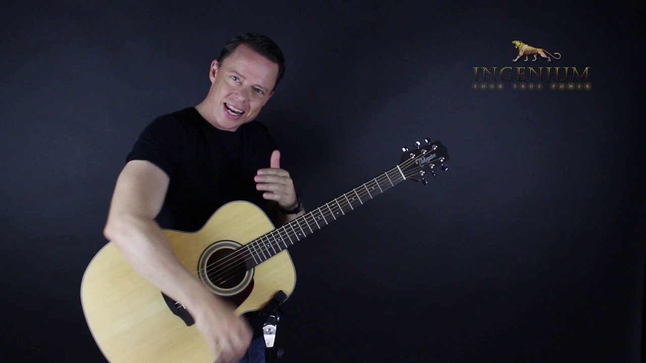 How to play the drums when you are strumming - Guitar Mastery lesson
