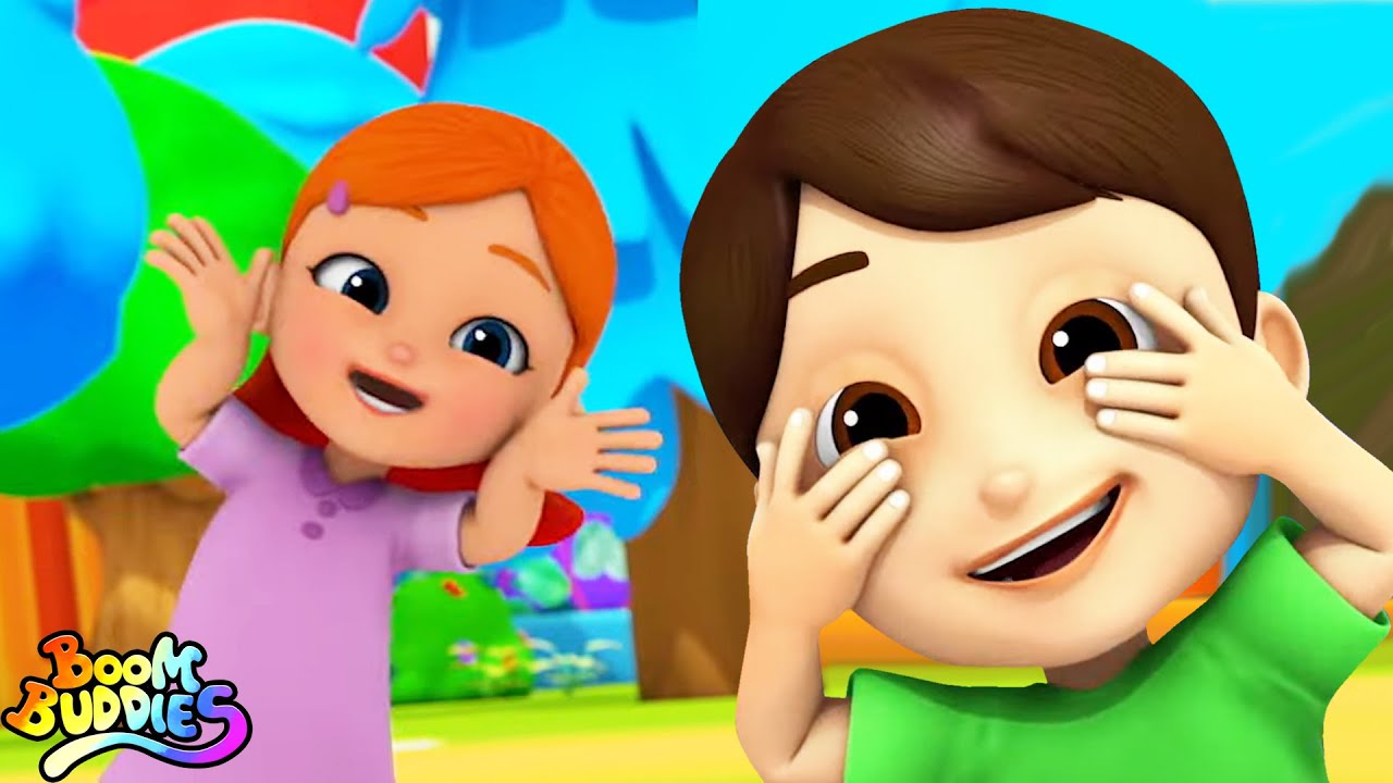 Peek A Boo I See You Song + More Kindergarten Rhymes For Children