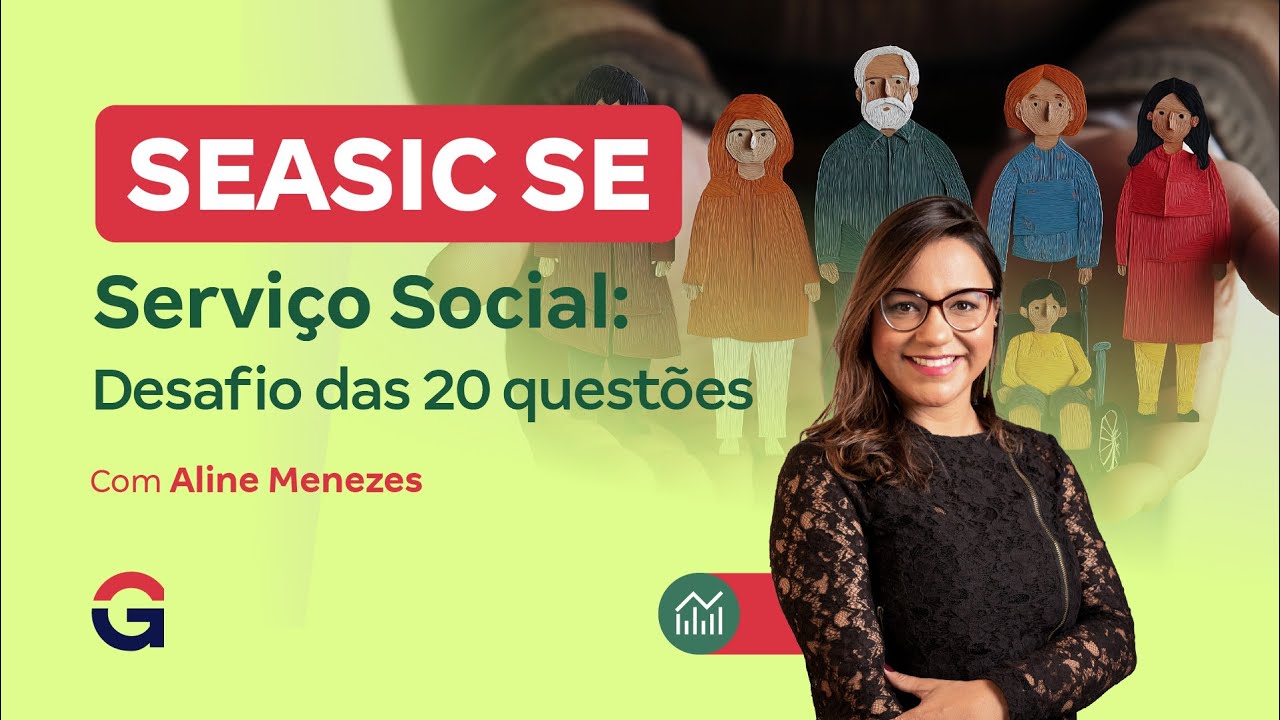 Concurso SEASIC SE | Serviço Social: Desafio das 20 questões com Aline Menezes