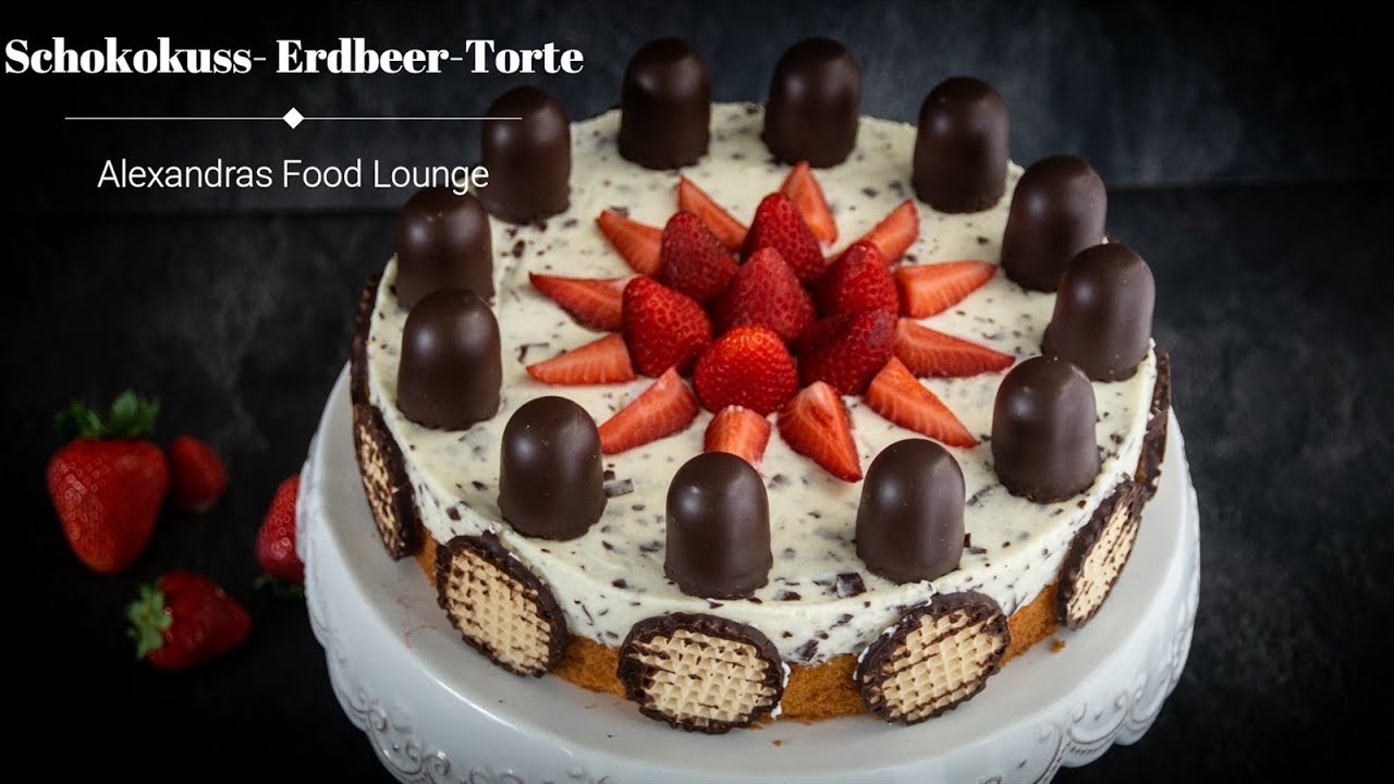 Schokokuss-Erdbeer-Torte/ Backen mit Alex