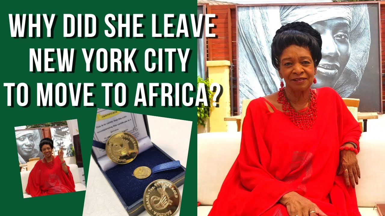 Почему она уехала из Нью-Йорка в Африку и почему она учредила Золотую медаль Года возвращения?