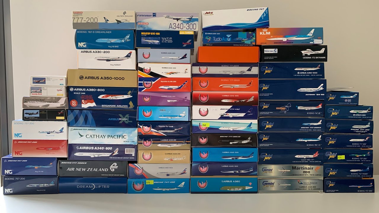 Коллекция из 55+ моделей в масштабе 1:400 | Gemini Jets, NG Models, JC Wings, ...