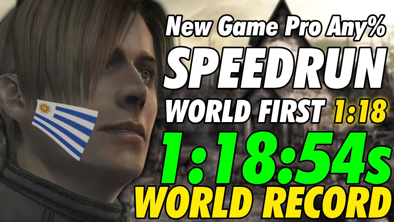 (World Record) Resident Evil 4 NG Professional  1:18:54 LRT (1:25:26 IGT) | WORLD'S FIRST SUB 1:19