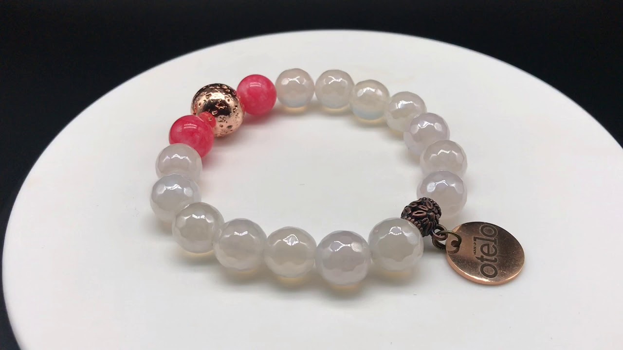 Rosegold Pink Ice Bracelet