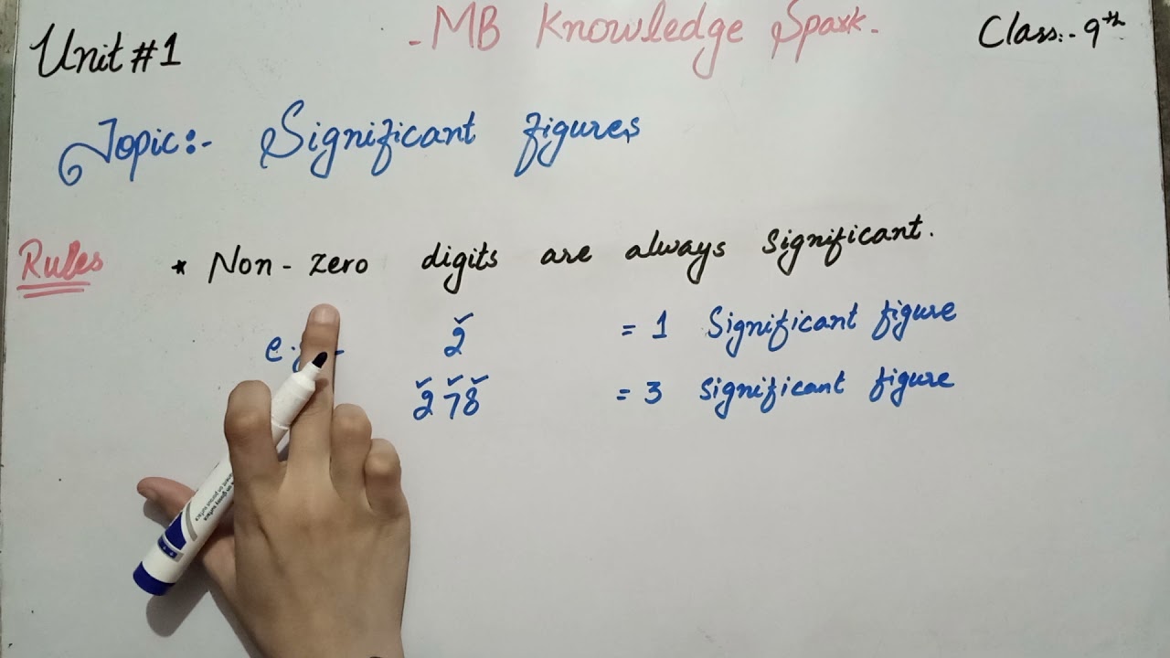 significant figure class 9 physics/significant figure/rules to measure significant figures