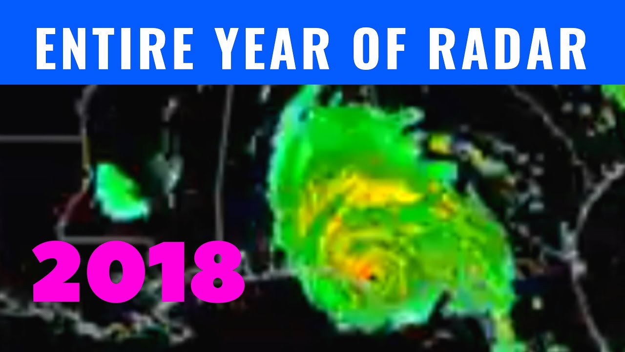 Entire Year of Weather Radar [2018 U.S. Time Lapse]
