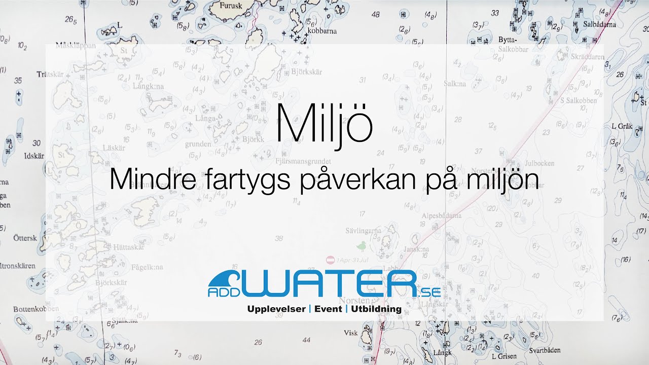 Mindre fartygs påverkan på miljön