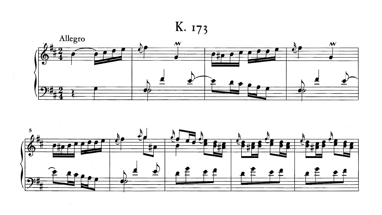 D. Scarlatti - Sonata in B Minor, K.173 (Enzo Oliva)