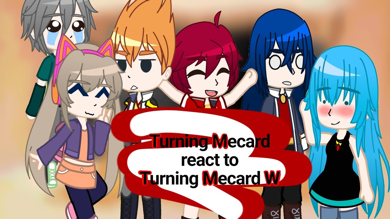 Turning Mecard react to the future || gacha club || TikToks/amv ||