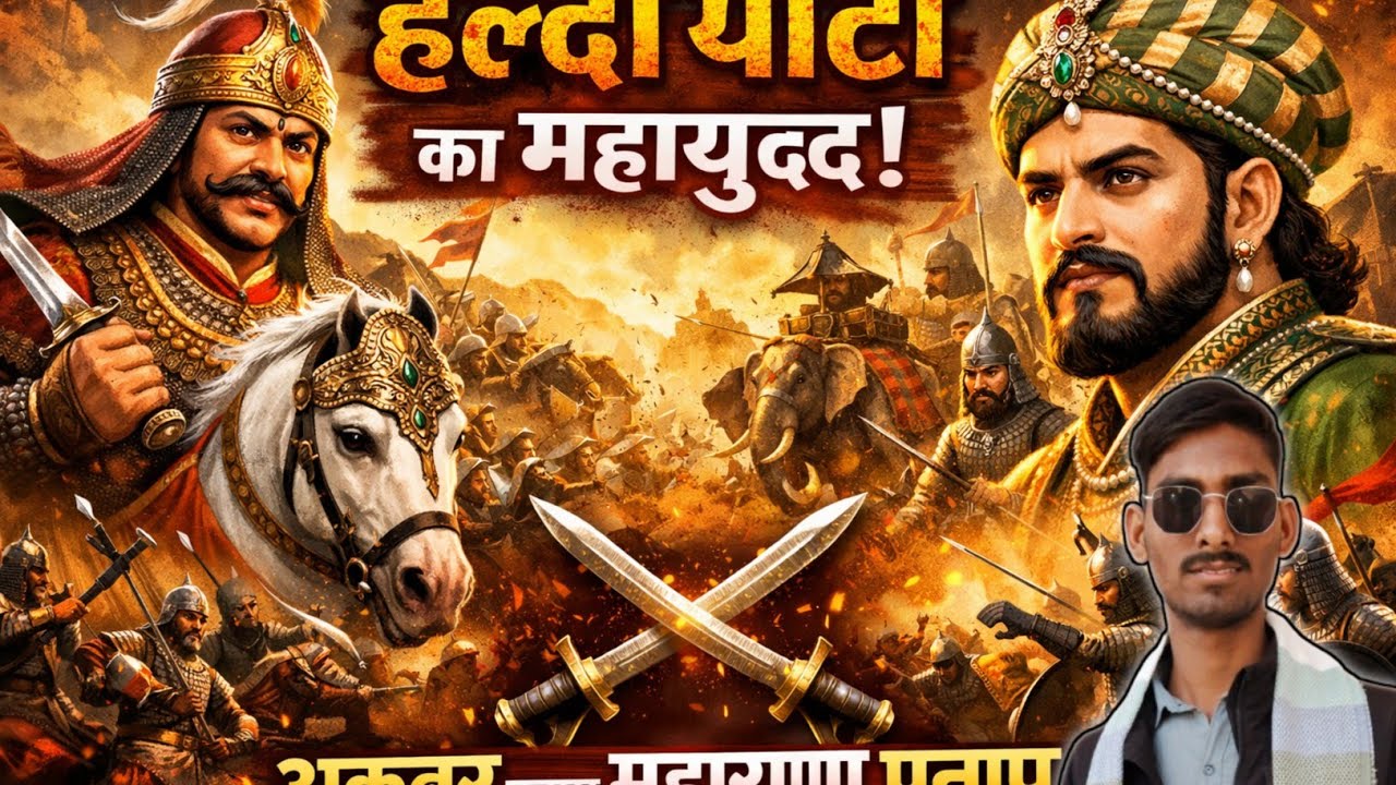 🔥 हल्दीघाटी का युद्ध 1576 – 🔥 जब महाराणा प्रताप ने अकबर को चुनौती दी (@HISTORY ) #haldigati ❤️🌄⛳