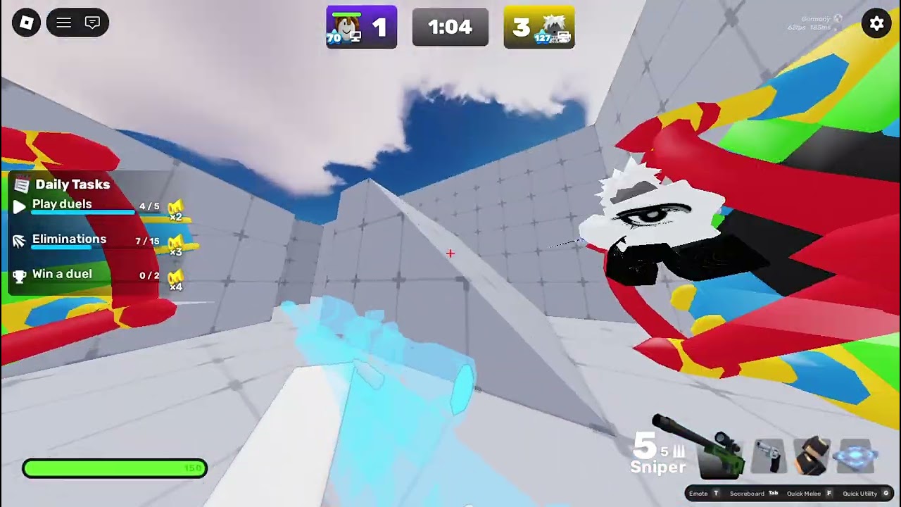 I PLAY ROBLOX  RIVALS ON MY ALT AND HIT A CLIP❗