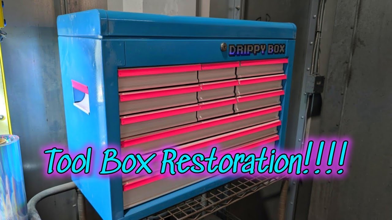 Powder Coating a Craftman Tool box to make it look older! - EP 186 - Unknown Coatings