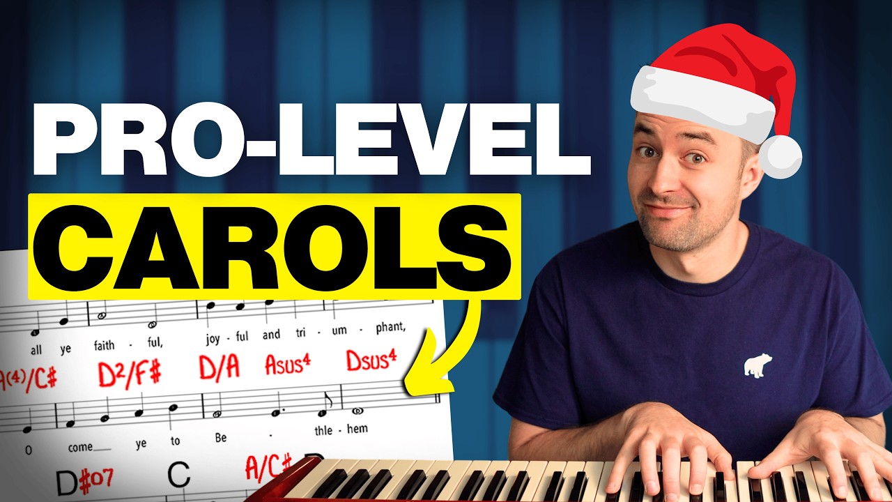Turn ANY Christmas Carol Into a Beautiful Piano Arrangement | Full Masterclass