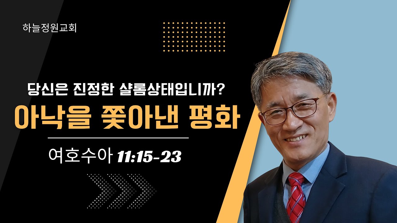 아낙을 쫓아낸 평화