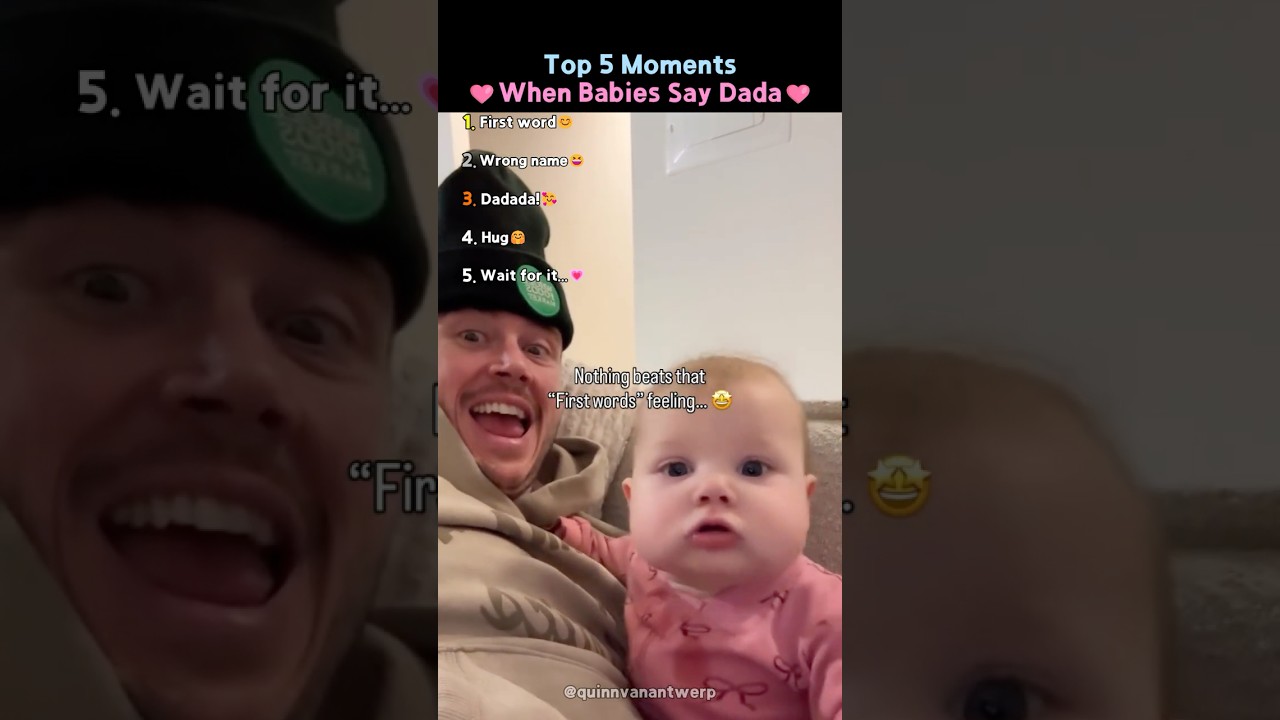 Восхитительные реакции малышей, когда они говорят &laquo;Папа!&raquo; 😍