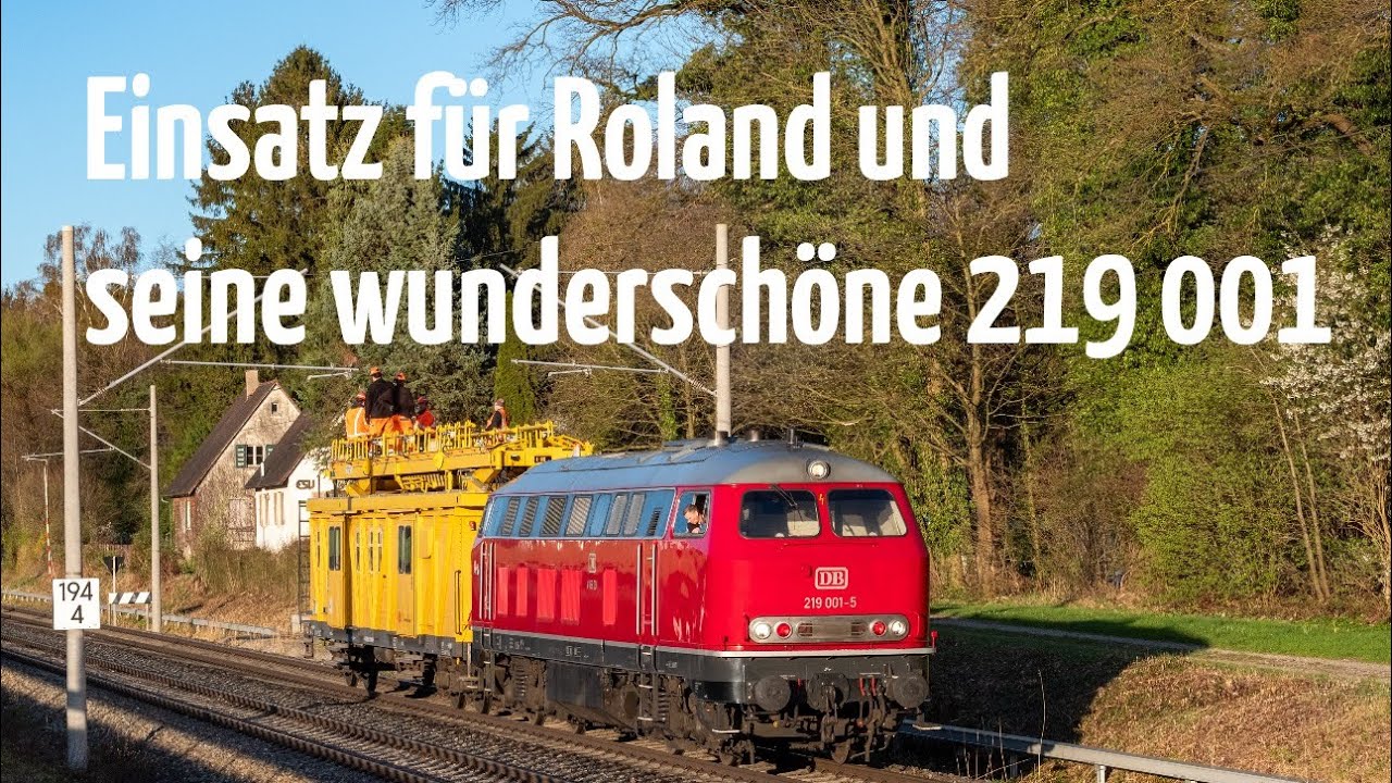 Einsatz für Roland und seine wunderschöne V169 001 auf der Südbahn nach Oberleitungsschaden!