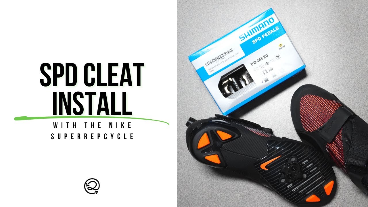 SPD Cleat Install - Nike SuperRep Cycle Unboxing