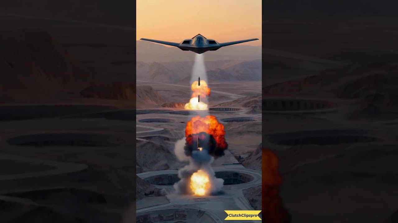 🇬🇧💣 B-2 Bomber Over Iran with GBU-57 ⚠️ | US-Israel Air Strike Simulation 🇮🇷🇺🇸🇮🇱#trump #iranian
