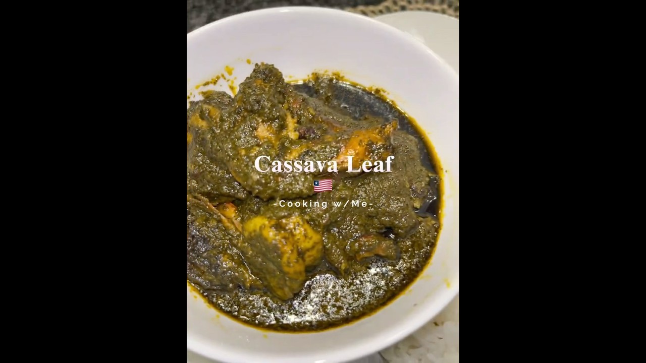 Cassava Leaf🇱🇷 #liberianfood #cassavaleaves #fyp #cookingvideo #explore #deliciousrecipe