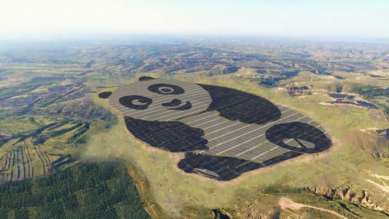 China wants to build 100 panda-shaped solar power plants around the world