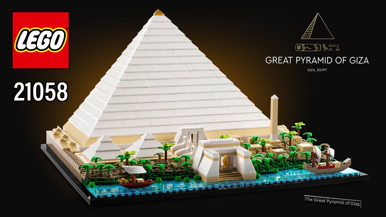 LEGO&reg; Architecture Great Pyramid of Giza (21058)[1476 pcs] Building Instructions | Top Brick Builder