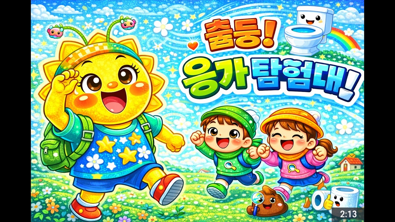 출동! 응가 탐험대 🚽✨ | Potty Training Song for Kids