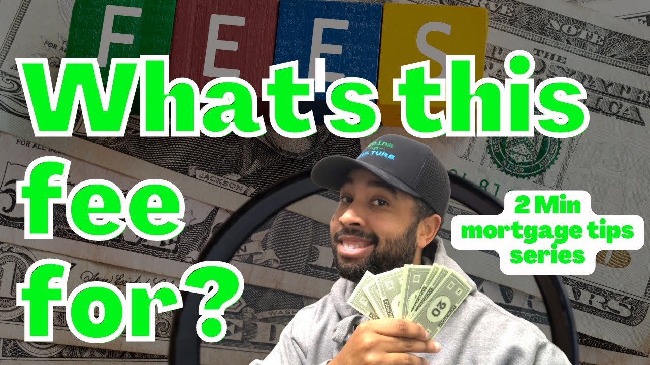What is a mortgage loan origination fee for first time homebuyers?