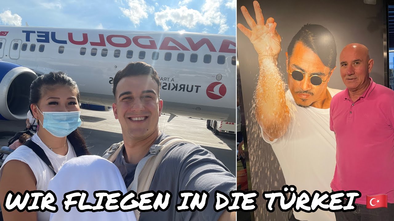 WIR FLIEGEN IN DIE TÜRKEI 🇹🇷 | MIT ELTERN BEI NUSR-ET 🥩 | VLOG