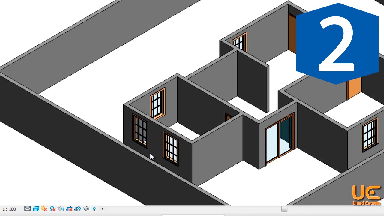 Revit Sesión 2 | Niveles, Muros, Puertas y Ventanas