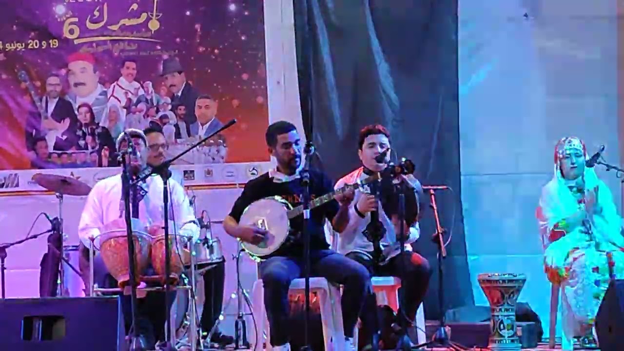 سعيد اتبير يلهب الجمهور بمهرجان امشرك في دورته السادسة المنظم من طرف جمعية نادي و بشراكة.....