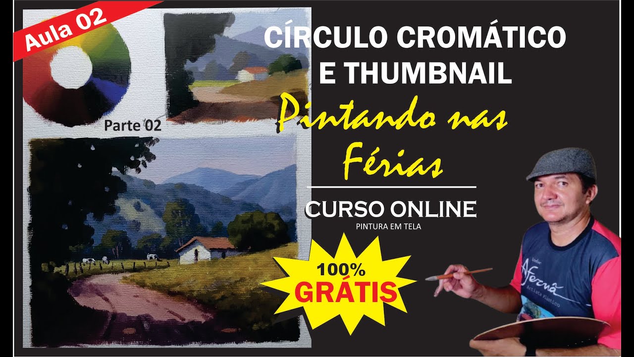 AULA 02 - PARTE 02 FAZENDO CÍRCULO CROMÁTICO E THUMBNAIL