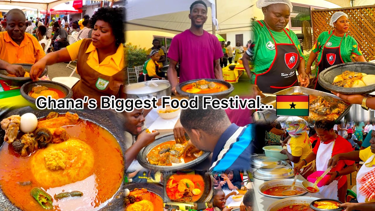 Ghana's Biggest Food Festival Returns | FUFU Party Festival Hitz Streets of Accra, 🇬🇭 