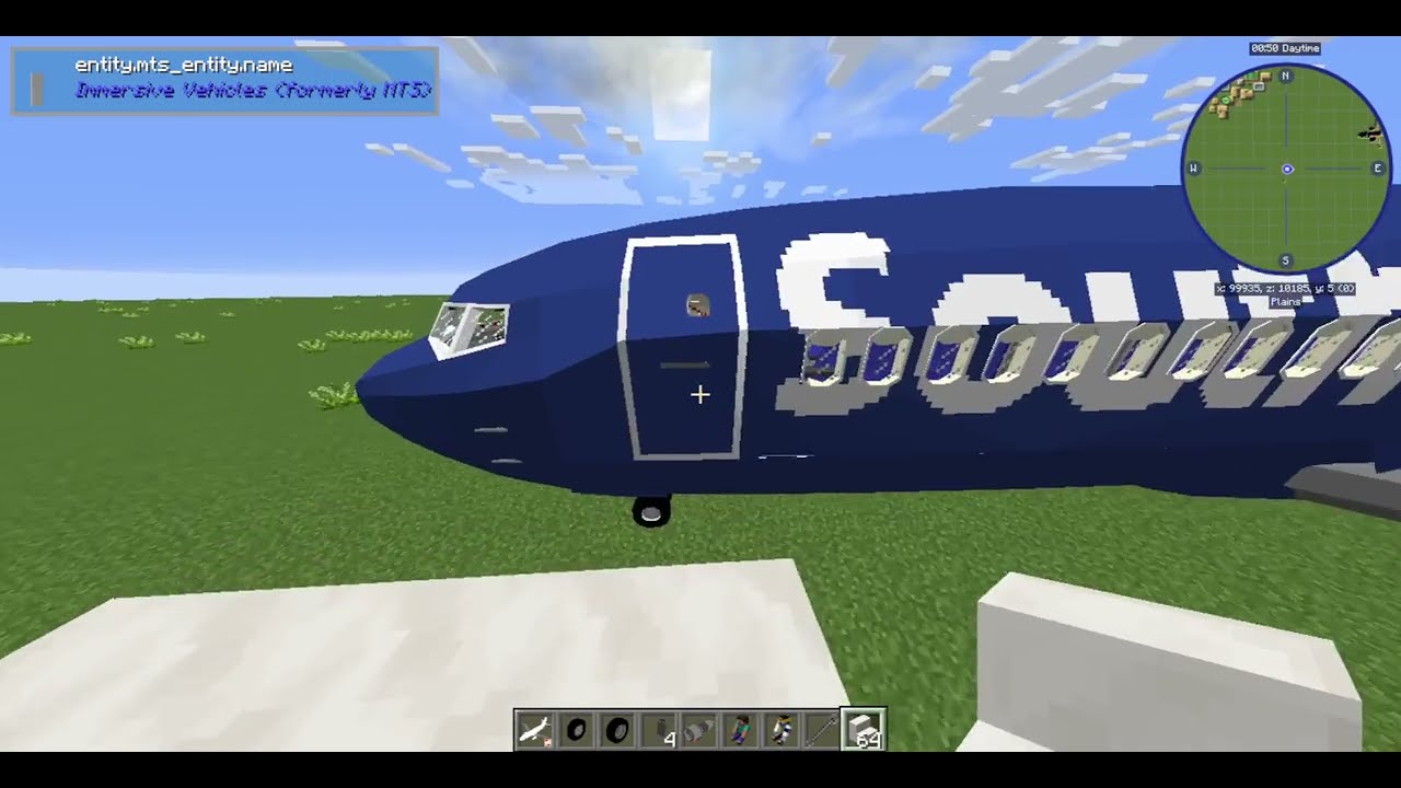 How to use AEROPLANES IN MINECRAFT!