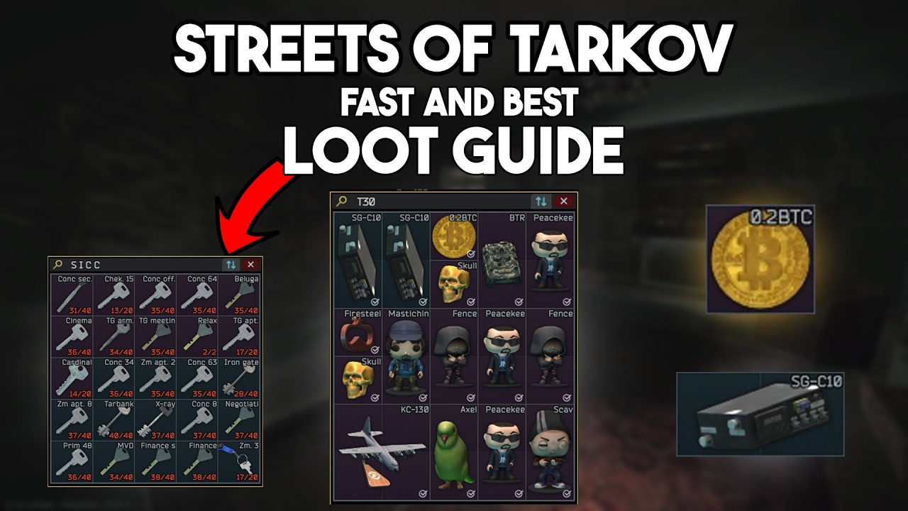 Loot Guide on Streets Of Tarkov | 1.5M Rubles in 12 Minutes Escape From Tarkov