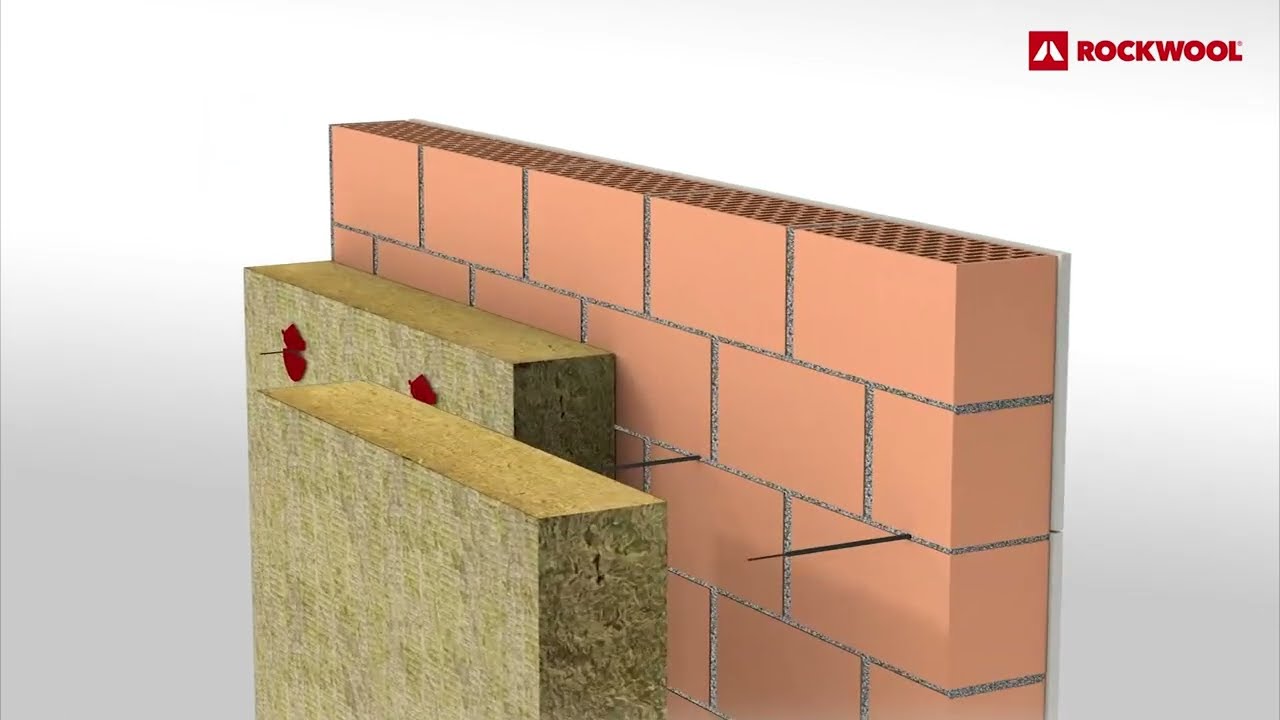 Isolation des murs creux - Rockwool Rockfit