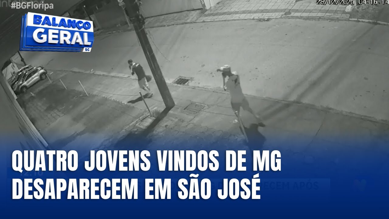 Quatro jovens desaparecem em São José