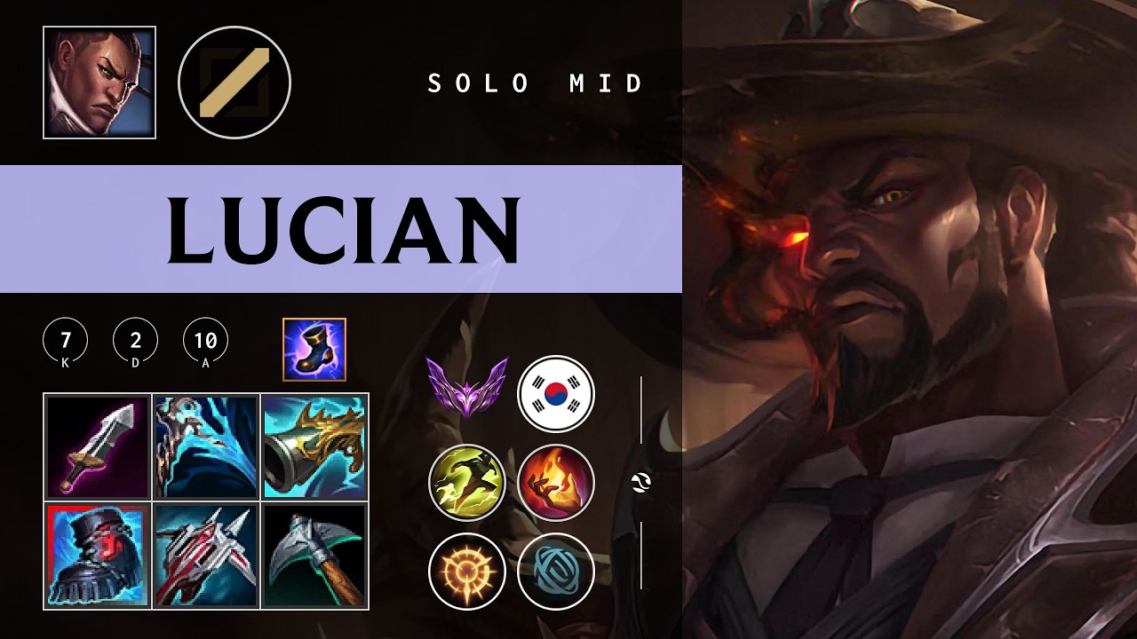 Lucian Mid vs Taliyah - KR Master Patch 26.04