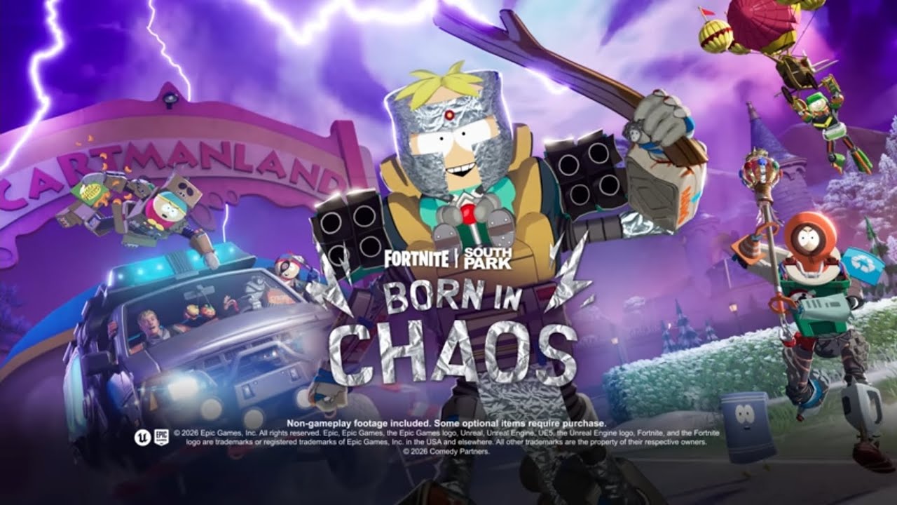 Reaccionando al nuevo trailer de fortnite x south park born in chaos
