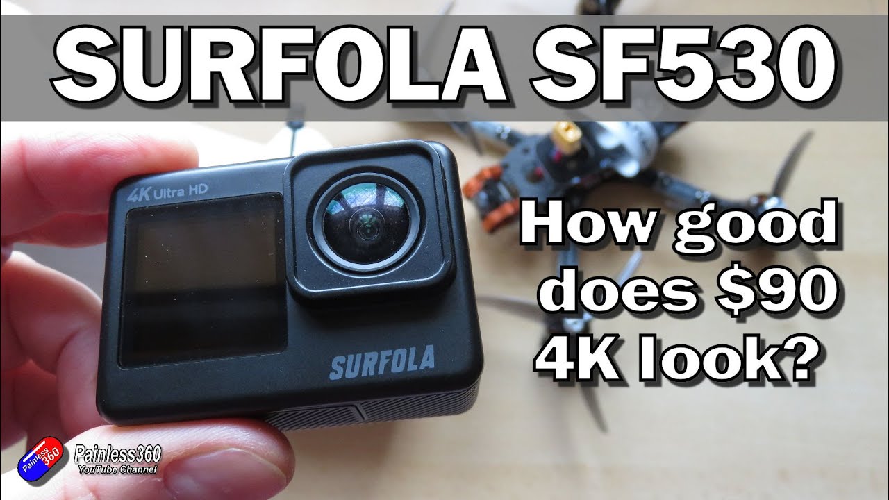 Surfola SF530: 4K-экшн-камера за 90 долларов?