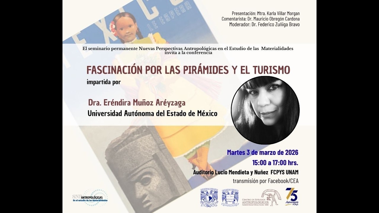 Conferencia: Fascinación por las pirámides y el turismo