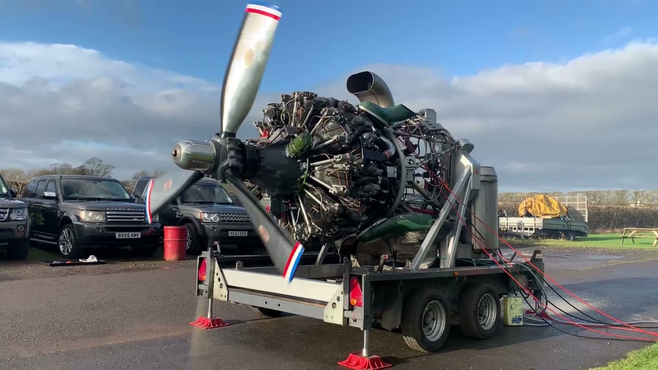 Curtiss Wright R3350 Turbo Compound Radial Engine Propeller CSU Testing