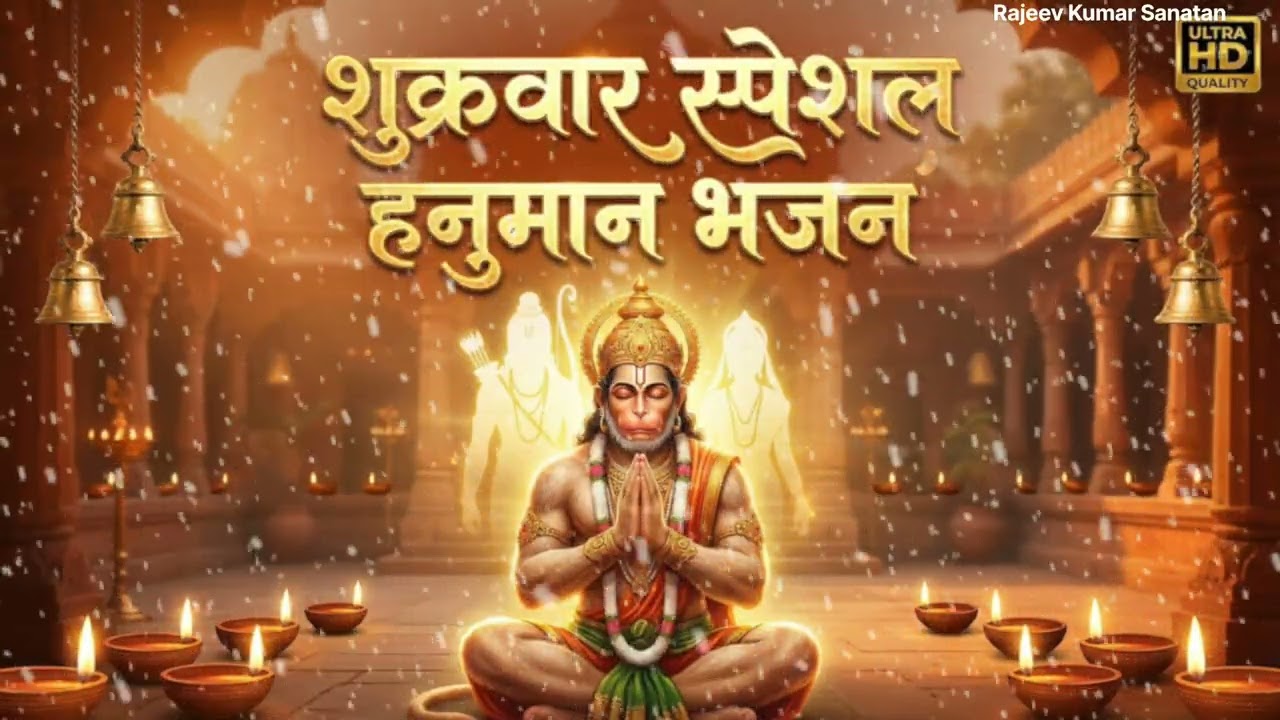 शुक्रवार स्पेशल हनुमान भजनशक्तिशाली भक्ति गीत संकट मोचन हनुमान भजनसुख-समृद्धि का भजनजय बजरंगबली भजन 