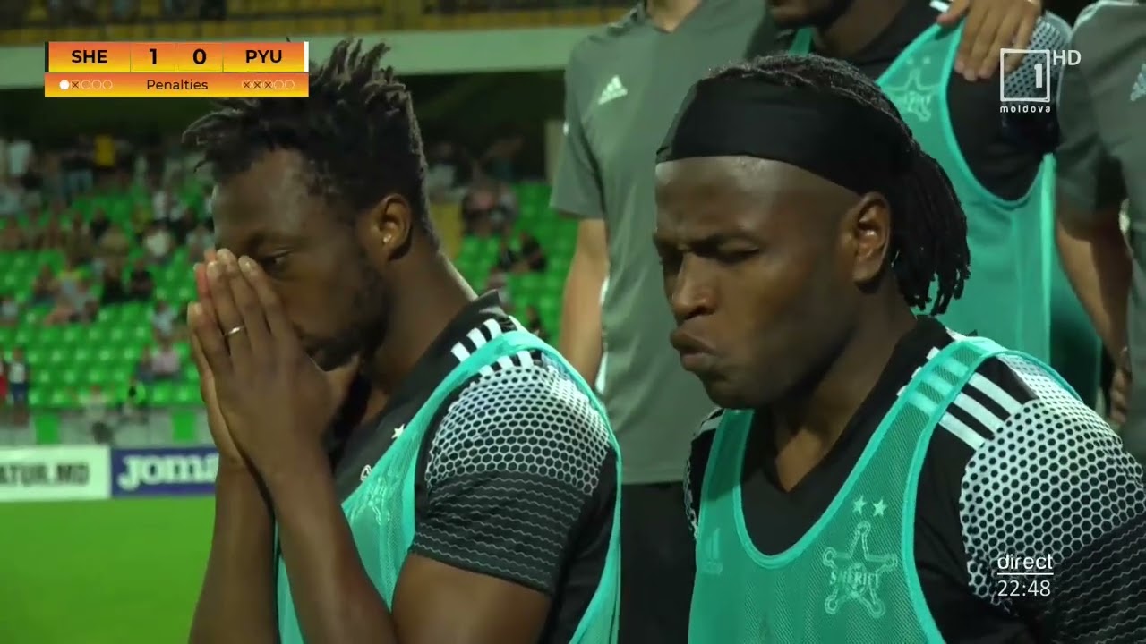 UEFA Europa League. Sheriff 3:2 Pyunik (Full penalty shootout)