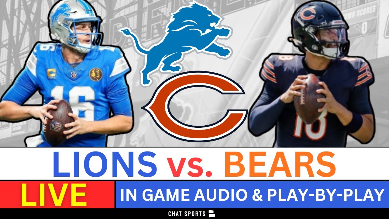 Lions vs. Bears Live Streaming Scoreboard, Play-By-Play, Game Audio & Highlights | NFL Week 18