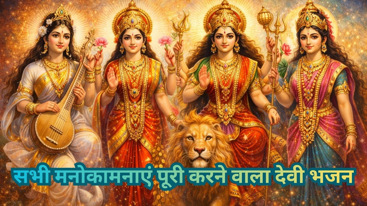 सभी देवी का शक्तिशाली भजन 🙏 Saraswati Lakshmi Durga Parvati Mantra Bhakti |